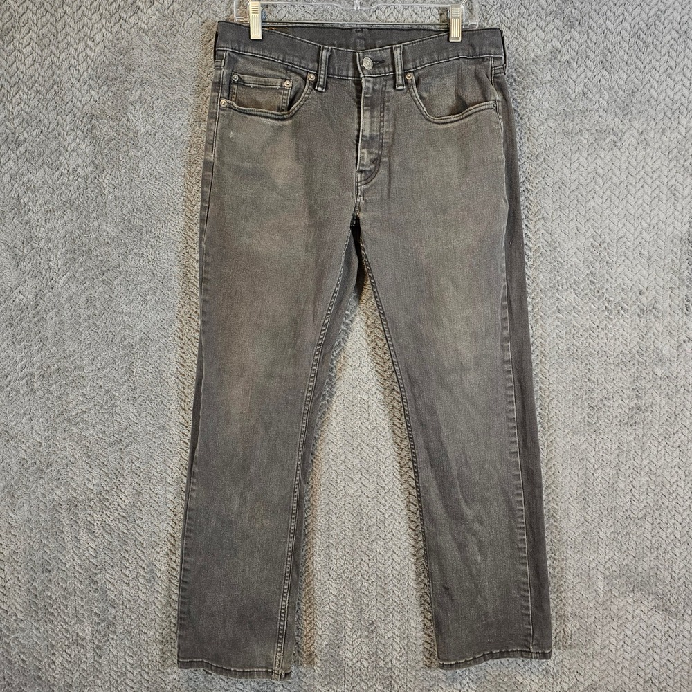 Levis‎ 559 Relaxed Straight Jeans Mens 32x32 Faded Black Gray Denim 00559-0409